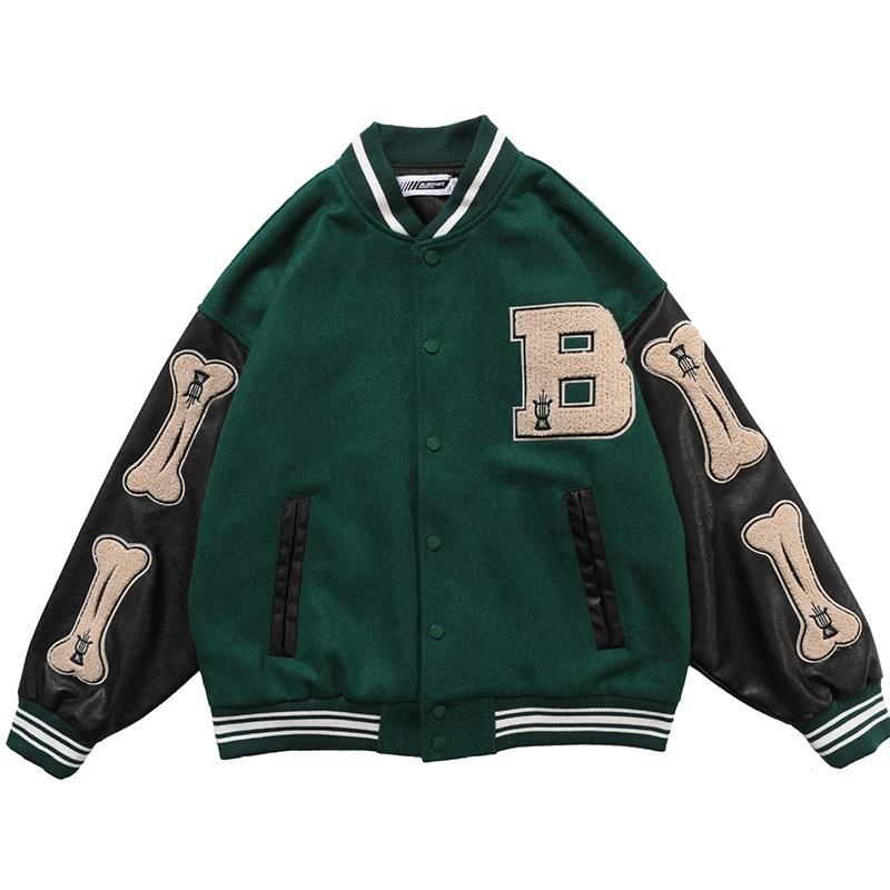 Men's Jackets Hip Hop Furry Bone Patchwork Color Block College Mens Harajuku Casual Bomber Varsity Jacket Women Baseball Coats Unisex, Purple
Men's Jackets Hip Hop Furry Bone Patchwork Color Block College Mens Harajuku Casual Bomber Varsity Jacket Women Baseball Coats Unisex, Purple