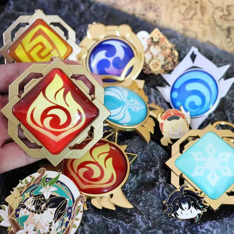 Anime Keychain Genshin Impact Vision Element Eye of God for Men Car Key Chain Women Accessories Cute Bag Pendant Key Ring Gifts
Anime Keychain Genshin Impact Vision Element Eye of God for Men Car Key Chain Women Accessories Cute Bag Pendant Key Ring Gifts
