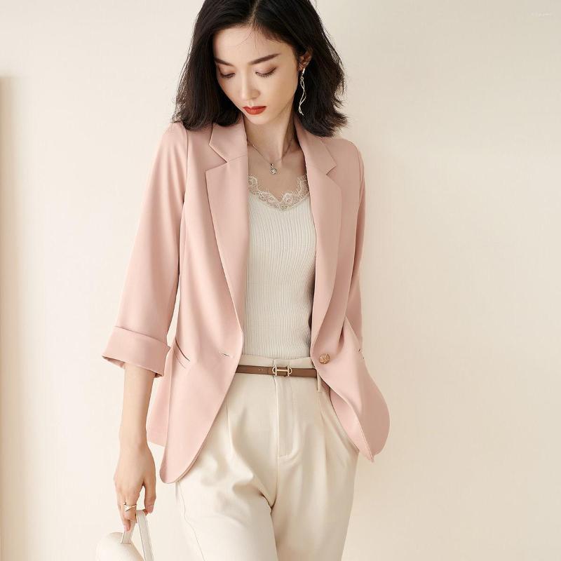 Women's Suits 2023 Summer And Autumn Women Long Sleeve Jackets Coats Fashion Slim Ladies Black Pink Blazer
Women's Suits 2023 Summer And Autumn Women Long Sleeve Jackets Coats Fashion Slim Ladies Black Pink Blazer