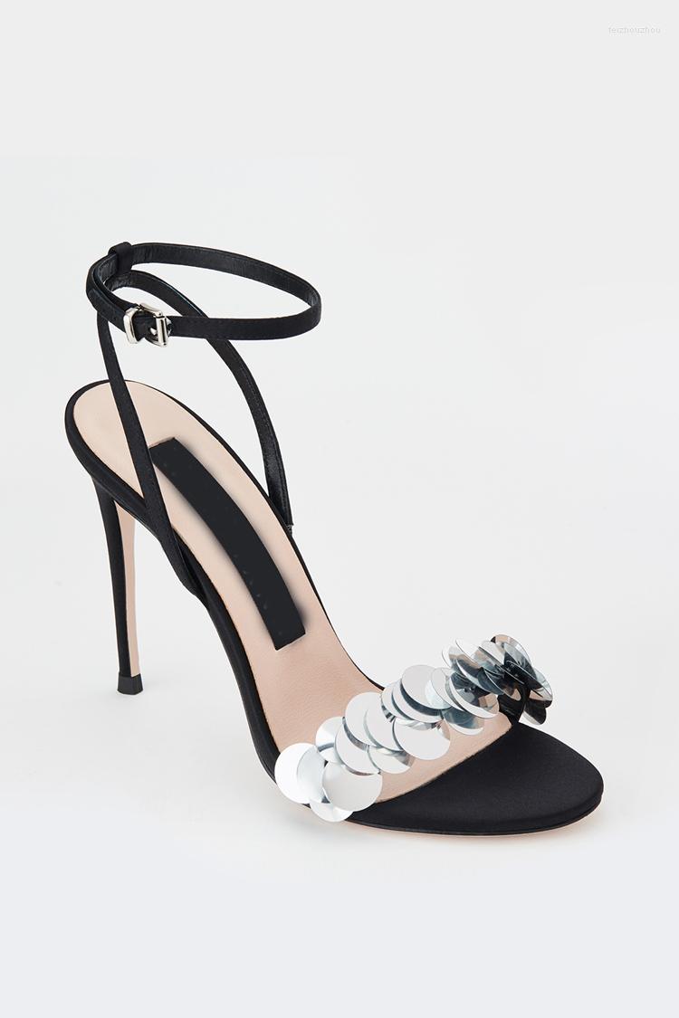Sandals Summer Bling String Bead High Heels Stiletto Leather Sheepskin Banquet All-Match Sexy Open Toe Buckle Women, Black 9.5cm
Sandals Summer Bling String Bead High Heels Stiletto Leather Sheepskin Banquet All-Match Sexy Open Toe Buckle Women, Black 9.5cm