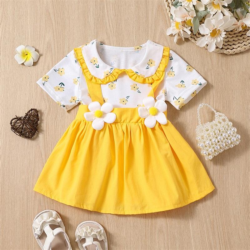 Girl Dresses 0-24months Baby Girls Short Sleeve Dress Casual Doll Collar Floral Print Summer For Toddler A-Line, Picture shown
Girl Dresses 0-24months Baby Girls Short Sleeve Dress Casual Doll Collar Floral Print Summer For Toddler A-Line, Picture shown