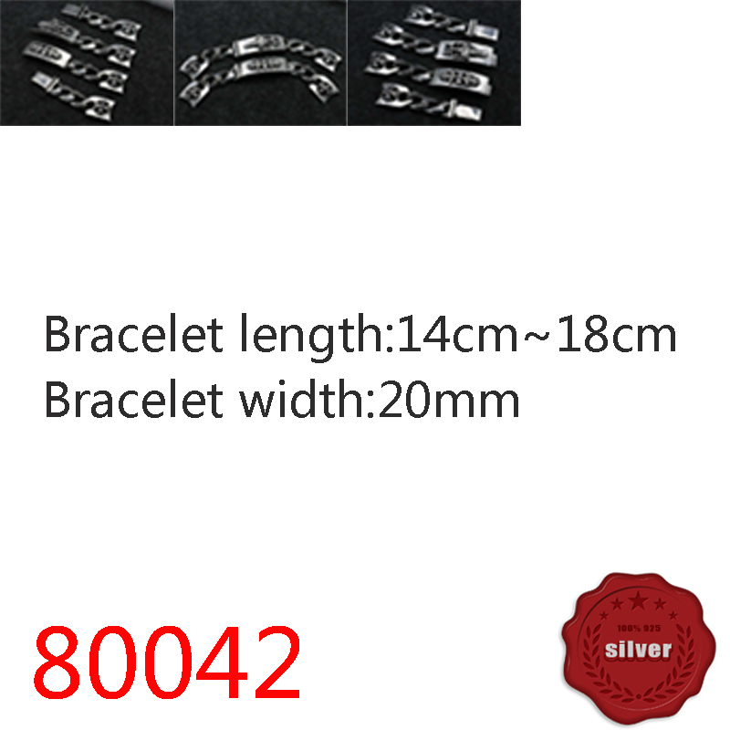 80042 S925 Sterling Silver Watch Chain Punk Hip Hop Personality Jewelry Cross Flower Watch Chain Couple 2.0 Interface Watch Strap Dominant Jewelry
80042 S925 Sterling Silver Watch Chain Punk Hip Hop Personality Jewelry Cross Flower Watch Chain Couple 2.0 Interface Watch Strap Dominant Jewelry