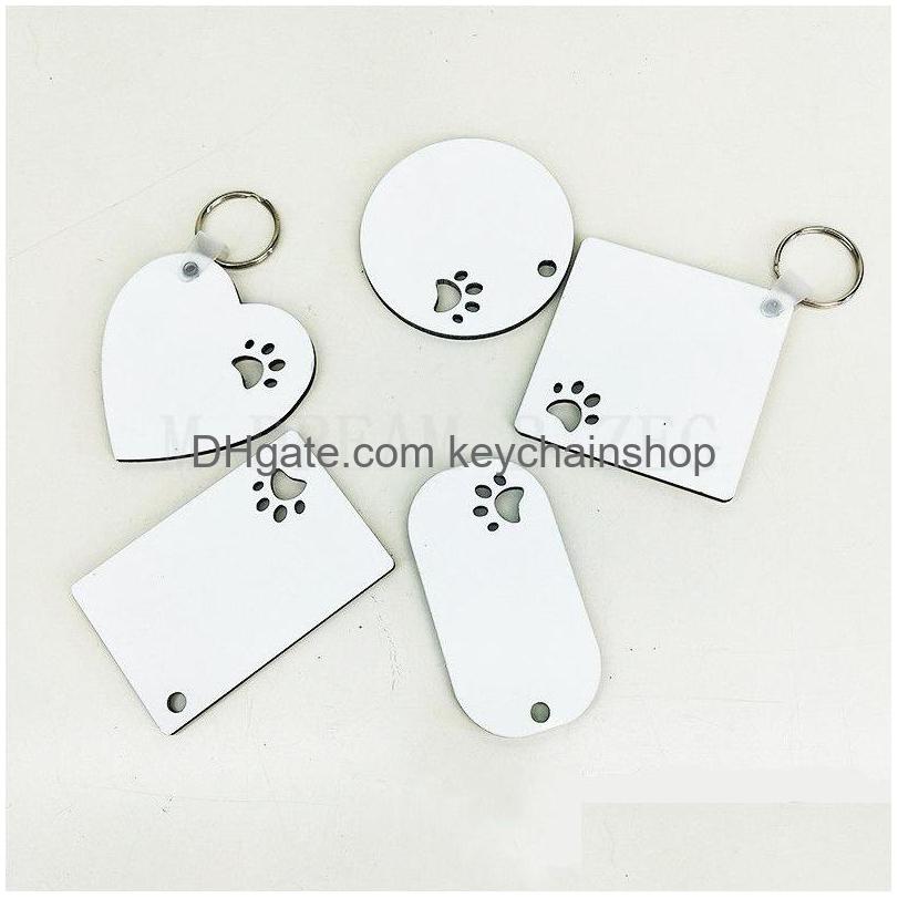 Keychains Lanyards Puppy Keychain Sublimation Mdf Key Ring Paw Print Wooden Chain Creative Dog Tag Drop Delivery Fashion Accessorie Dh6D2
Keychains Lanyards Puppy Keychain Sublimation Mdf Key Ring Paw Print Wooden Chain Creative Dog Tag Drop Delivery Fashion Accessorie Dh6D2