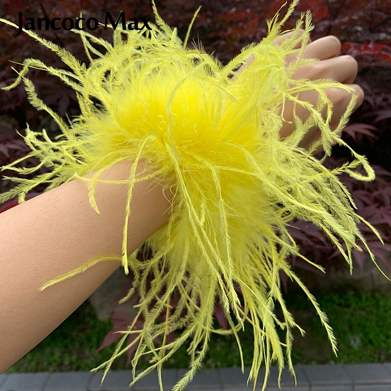 Sleevelet Arm Long Hair Feather Cuff Self Winding Big Fur Wristband Lady Ostrich Slap Bracelets Turkey S4392 230512
Sleevelet Arm Long Hair Feather Cuff Self Winding Big Fur Wristband Lady Ostrich Slap Bracelets Turkey S4392 230512