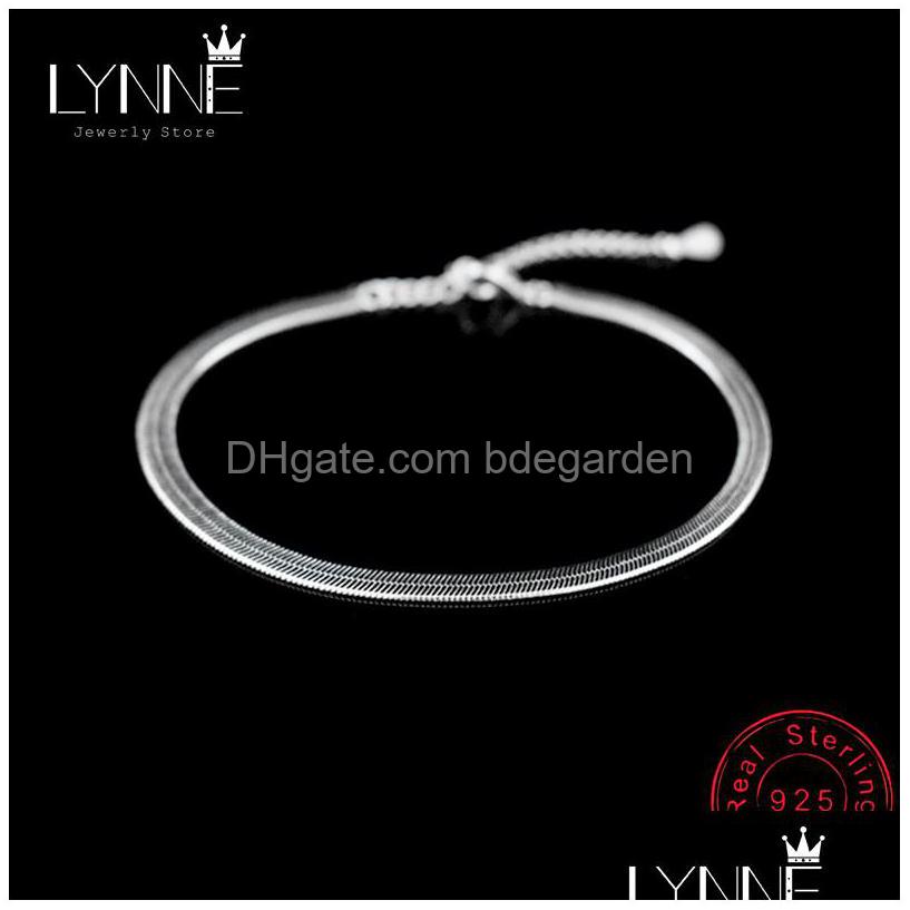Anklets Arrival Anklet 925 Sterling Ladies Sier Bracelet Flat Snake Chain For Women Foot Jewelry Sandals Drop Delivery Dhxvx
Anklets Arrival Anklet 925 Sterling Ladies Sier Bracelet Flat Snake Chain For Women Foot Jewelry Sandals Drop Delivery Dhxvx