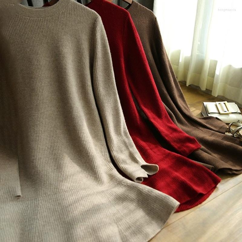 Casual Dresses Thick Warm Women Autumn Winter Loose Sweater Korean Fashion Elegance Knitted O-Neck Solid Long Sleeve
Casual Dresses Thick Warm Women Autumn Winter Loose Sweater Korean Fashion Elegance Knitted O-Neck Solid Long Sleeve