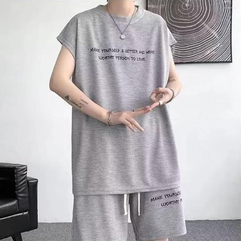 Men's Tracksuits 2 Pcs/Set Men Top Shorts Set Drawstring Summer Outfit Short Sleeves Breathable Soft Tracksuit Daily Garment, Black
Men's Tracksuits 2 Pcs/Set Men Top Shorts Set Drawstring Summer Outfit Short Sleeves Breathable Soft Tracksuit Daily Garment, Black