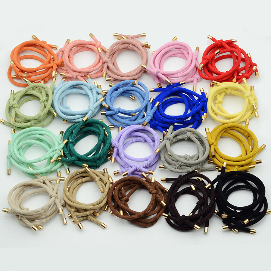 Hair Rubber Bands 30PCS 5mm Twilled Cords Knotted Elastic Golden Caps Ties for Girls Elasticity tail Holders Scrunchies 230512
Hair Rubber Bands 30PCS 5mm Twilled Cords Knotted Elastic Golden Caps Ties for Girls Elasticity tail Holders Scrunchies 230512