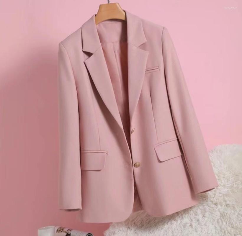 Women's Jackets Korean Silhouette Design Sense Small Suit Loose And Slim Casual Top Pink Coat Women's Spring Summer Outerwear, Pink s
Women's Jackets Korean Silhouette Design Sense Small Suit Loose And Slim Casual Top Pink Coat Women's Spring Summer Outerwear, Pink s