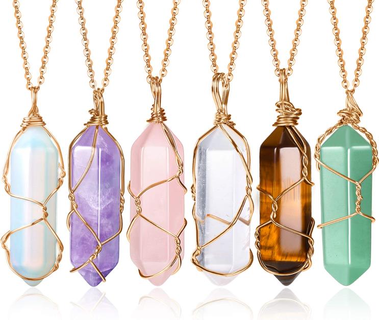 Pendant Necklaces Crystal For Women Girls Healing Stone Quartz Necklace Wire Wrapped Hexagonal amzmm7766968
Pendant Necklaces Crystal For Women Girls Healing Stone Quartz Necklace Wire Wrapped Hexagonal amzmm7766968
