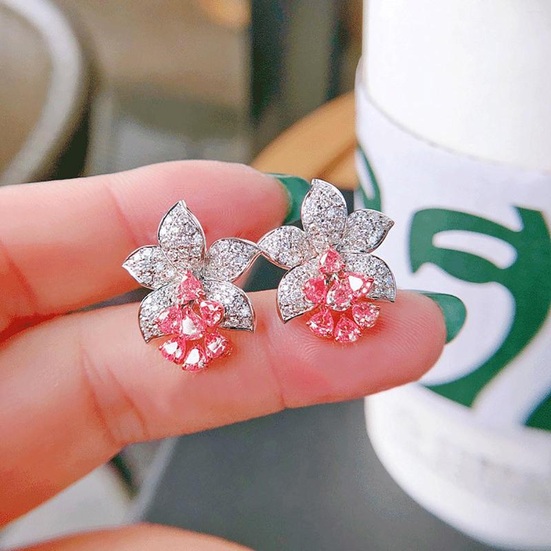 Dangle Earrings Stylish Geometric Large Sukar Flower Cubic Zirconia Crystal Fashion Party Stud Jewelry Gift For Women's Bridal
Dangle Earrings Stylish Geometric Large Sukar Flower Cubic Zirconia Crystal Fashion Party Stud Jewelry Gift For Women's Bridal