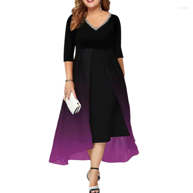 Plus Size Dresses Women's Casual A Line Dress Gradient Long Maxi Half Sleeve Sequins V Neck Fashion Smock Layerd Fairy, Black
Plus Size Dresses Women's Casual A Line Dress Gradient Long Maxi Half Sleeve Sequins V Neck Fashion Smock Layerd Fairy, Black