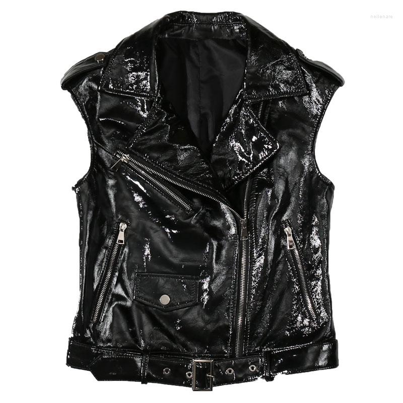 Women's Vests Leather Waistcoat Women 2023 Autumn Winters Female Sheep Skin Show Thin Brief Paragraph Paint Coat Winter Vest, Black
Women's Vests Leather Waistcoat Women 2023 Autumn Winters Female Sheep Skin Show Thin Brief Paragraph Paint Coat Winter Vest, Black