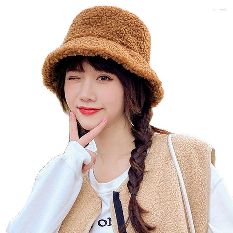Berets Women Winter Hats Bucket Soft Lamb Plush Warm Fisherman Hat Panama Casual Caps Outdoor Lady Velvet Sun Unisex, Pink
Berets Women Winter Hats Bucket Soft Lamb Plush Warm Fisherman Hat Panama Casual Caps Outdoor Lady Velvet Sun Unisex, Pink