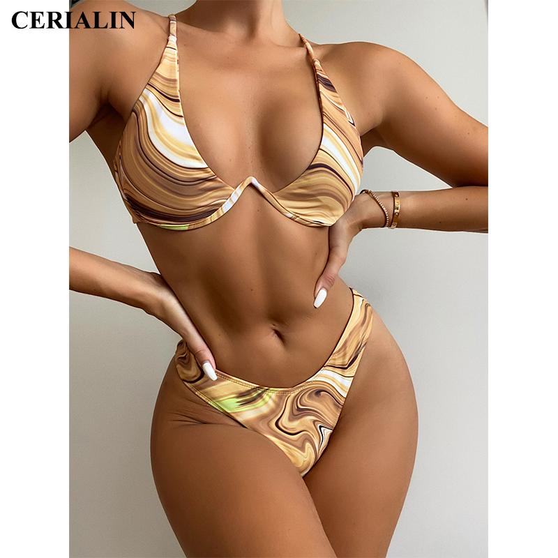 Women' Swimwear Women Underwire Split Printed Color Bikinis Swimsuit Beachwear Bikini Set Sexy Push Up Bathing Suit, Yellow
Women' Swimwear Women Underwire Split Printed Color Bikinis Swimsuit Beachwear Bikini Set Sexy Push Up Bathing Suit, Yellow