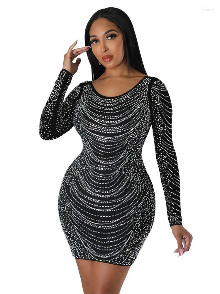 Casual Dresses Backless Bag Hip Sexy Dress For Evening Party Club Fashion Diamond Long Sleeve Women Black Mini Bodycon Vestidos
Casual Dresses Backless Bag Hip Sexy Dress For Evening Party Club Fashion Diamond Long Sleeve Women Black Mini Bodycon Vestidos