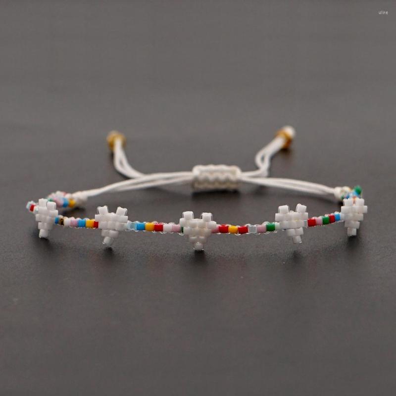 Link Bracelets Go2BoHo White Heart Bracelet Handmade Woven Jewelry Adjustable Miyuki Seed Beaded Boho For Women
Link Bracelets Go2BoHo White Heart Bracelet Handmade Woven Jewelry Adjustable Miyuki Seed Beaded Boho For Women