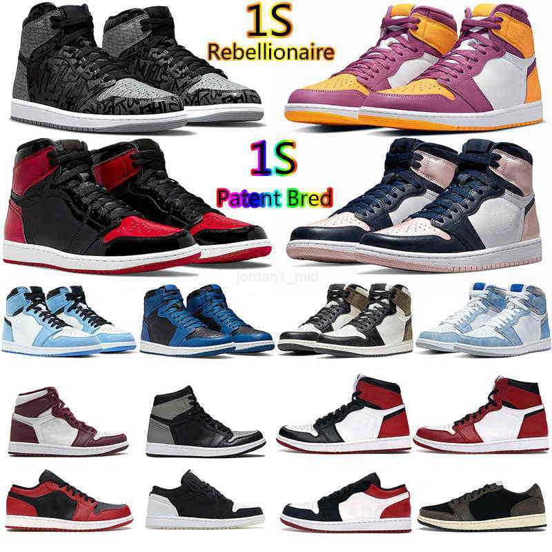 Jumpman 1 1S Mens Basketball Shoes High OG Rebellionaire Bred Patent University Blue Obsidian Twist Dark Mocha UNC Black White Men Women, 29
Jumpman 1 1S Mens Basketball Shoes High OG Rebellionaire Bred Patent University Blue Obsidian Twist Dark Mocha UNC Black White Men Women, 29