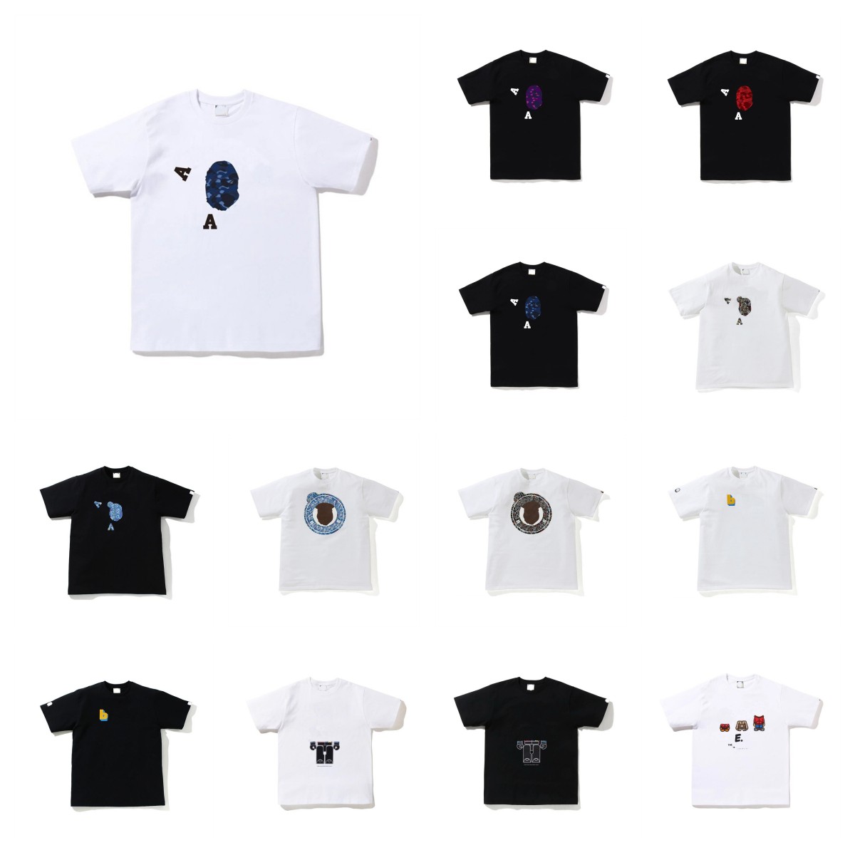 Designer Bapess Mens T Shirt Womens T-Shirts Tees Shirts Trends Cotton Short Sleeves Luxurys Sharks Tshirts Summer Sports Cord Sleeve Polos Size M-XXXL, 16
Designer Bapess Mens T Shirt Womens T-Shirts Tees Shirts Trends Cotton Short Sleeves Luxurys Sharks Tshirts Summer Sports Cord Sleeve Polos Size M-XXXL, 16