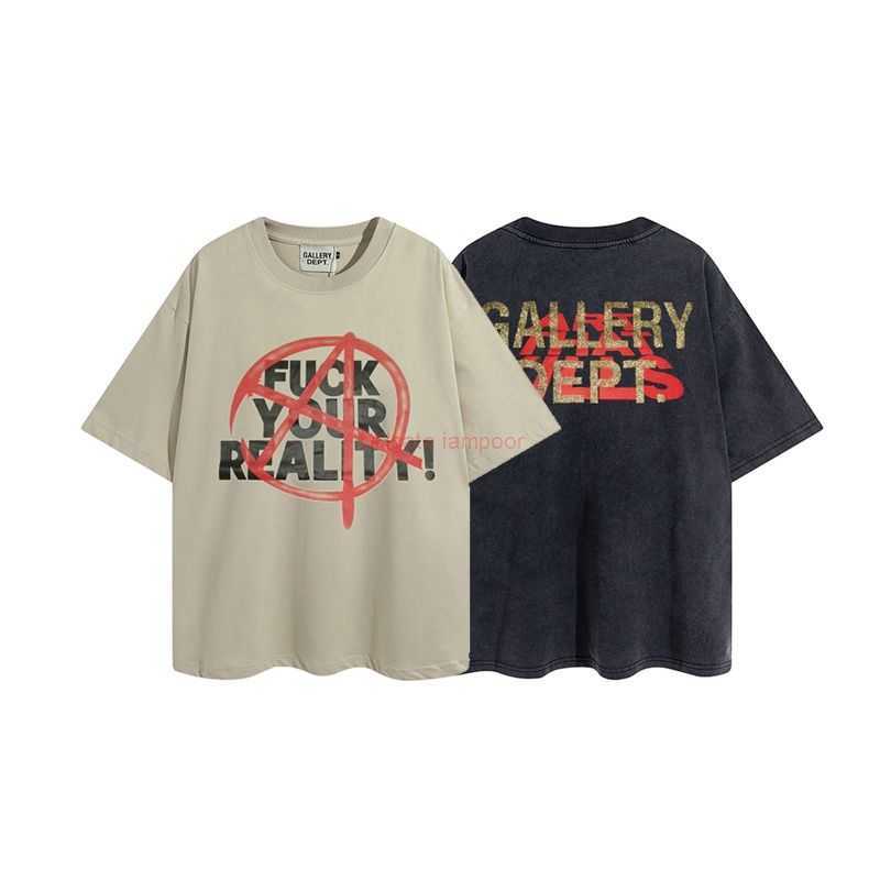 Designer Fashion Clothing Tees Tshirt Correct Version of Galleryes Depts New Niche No Swearing Slogans Printed Loose Casual Men's Women's Fashion Short Sleeves, Black old
Designer Fashion Clothing Tees Tshirt Correct Version of Galleryes Depts New Niche No Swearing Slogans Printed Loose Casual Men's Women's Fashion Short Sleeves, Black old