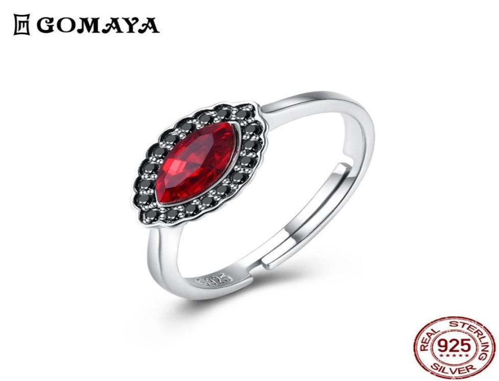 GOMAYA 925 Sterling Silver Adjustable Creative Ring Noble Red Austria Crystal Fine Jewelry Unique Engagement Gift For Girlfriend7257835
GOMAYA 925 Sterling Silver Adjustable Creative Ring Noble Red Austria Crystal Fine Jewelry Unique Engagement Gift For Girlfriend7257835