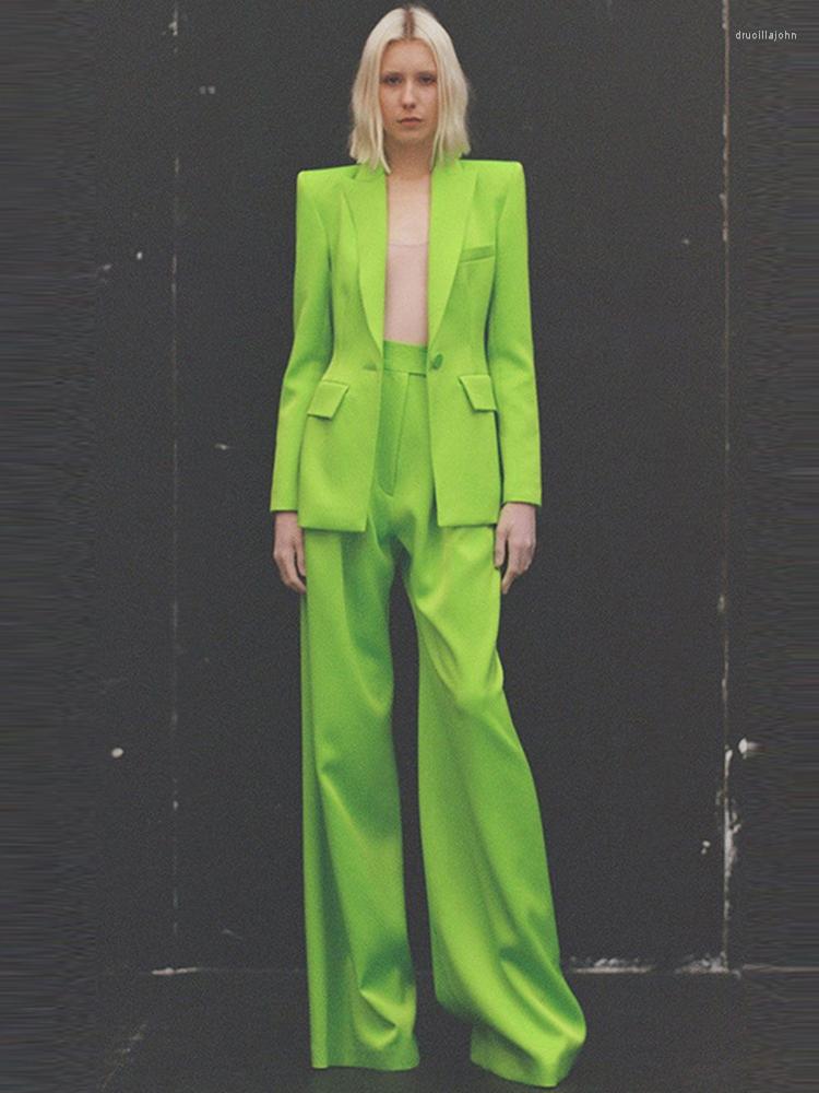 Women's Two Piece Pants Women Blazer 2 Two-Piece Set Elegant Single Button Suit Coat Flare Suits Fashion Outwear Party Formal, Green
Women's Two Piece Pants Women Blazer 2 Two-Piece Set Elegant Single Button Suit Coat Flare Suits Fashion Outwear Party Formal, Green