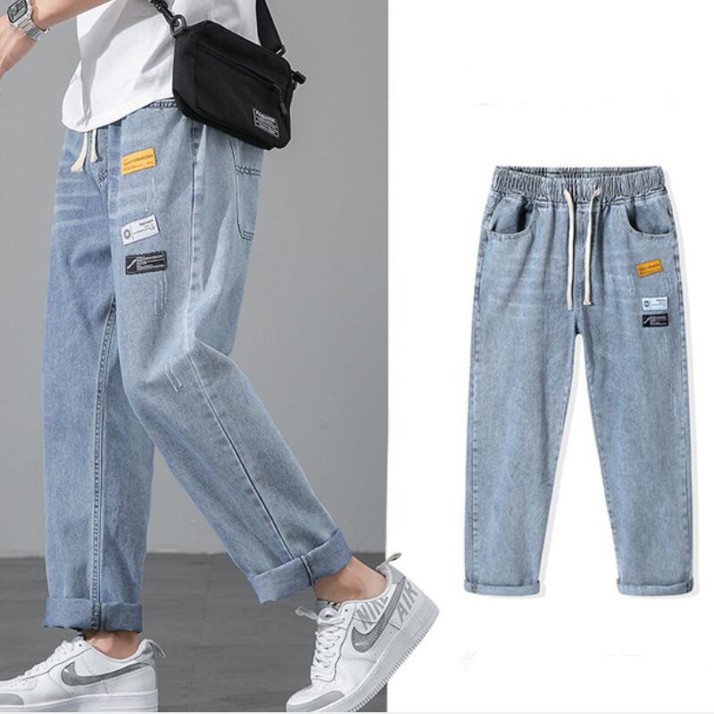 Men' Jeans Mens Korean Fashion 2023 Vintage Straight Pants Harajuku Baggy Trousers Quality Denim Harem W93, Blue
Men' Jeans Mens Korean Fashion 2023 Vintage Straight Pants Harajuku Baggy Trousers Quality Denim Harem W93, Blue