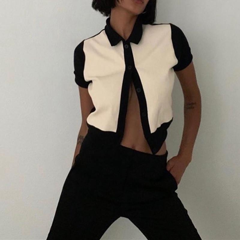 Women' Blouses & Shirts Summer Vintage For Women Fashion Korean Shirt Short Sleeve Patchwork Top Kawaii Sexy Button Up Color Block, Beige
Women' Blouses & Shirts Summer Vintage For Women Fashion Korean Shirt Short Sleeve Patchwork Top Kawaii Sexy Button Up Color Block, Beige