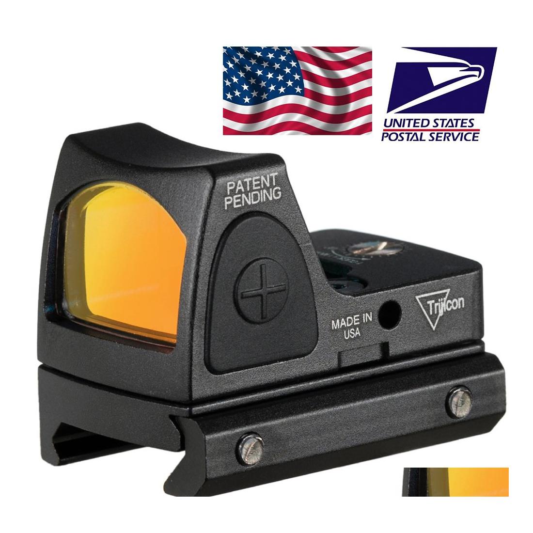 Hunting Scopes Trij Rmr Red Dot Sight Collimator / Reflex Scope Fit 20Mm Weaver Rail For Airsoft Rifle Drop Delivery Sports Outdoors Dhyz3