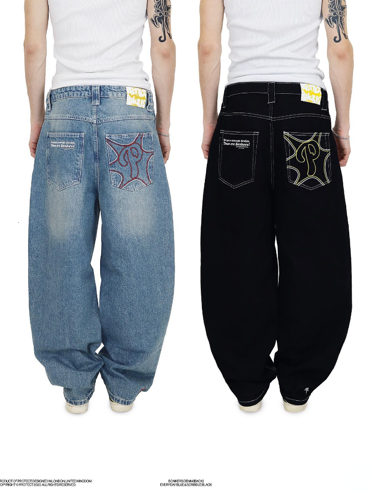Women's Pants s Y2k Jeans Harajuku Hip Hop Gothic Baggy Denim Men Women 2023 Punk Rock Oversized Wide Feet Trousers Streetwear 230512
