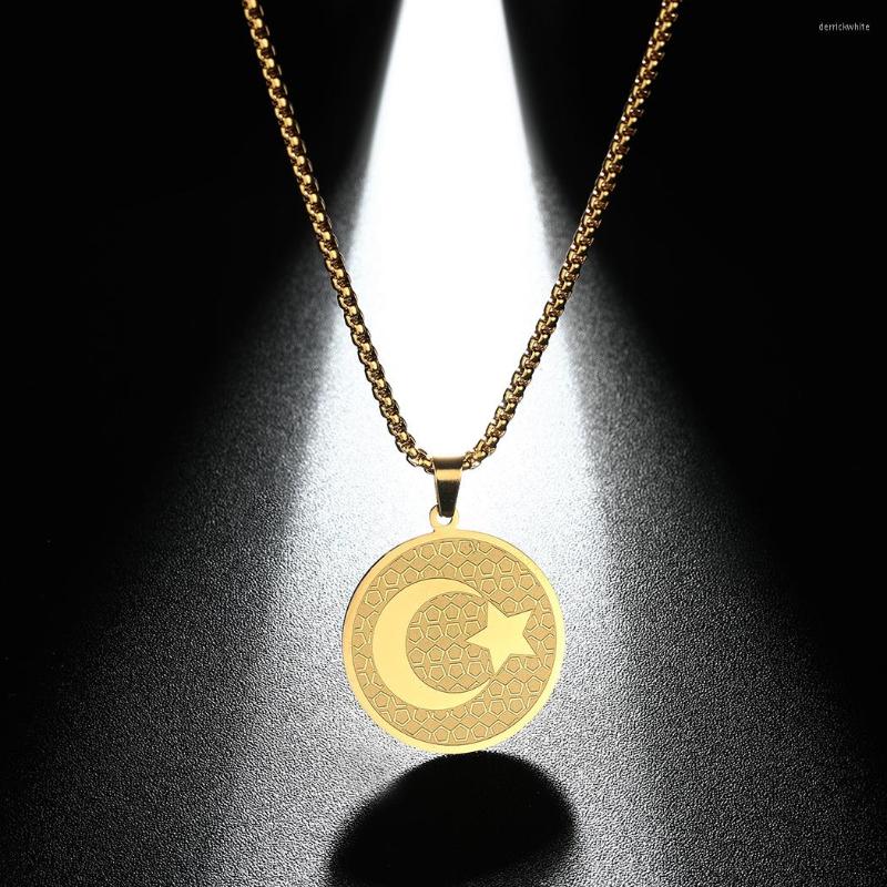 Pendant Necklaces QIMING Crescent Moon Star Necklace For Women Stainless Steel Jewelry Accessories Statement Choker
Pendant Necklaces QIMING Crescent Moon Star Necklace For Women Stainless Steel Jewelry Accessories Statement Choker