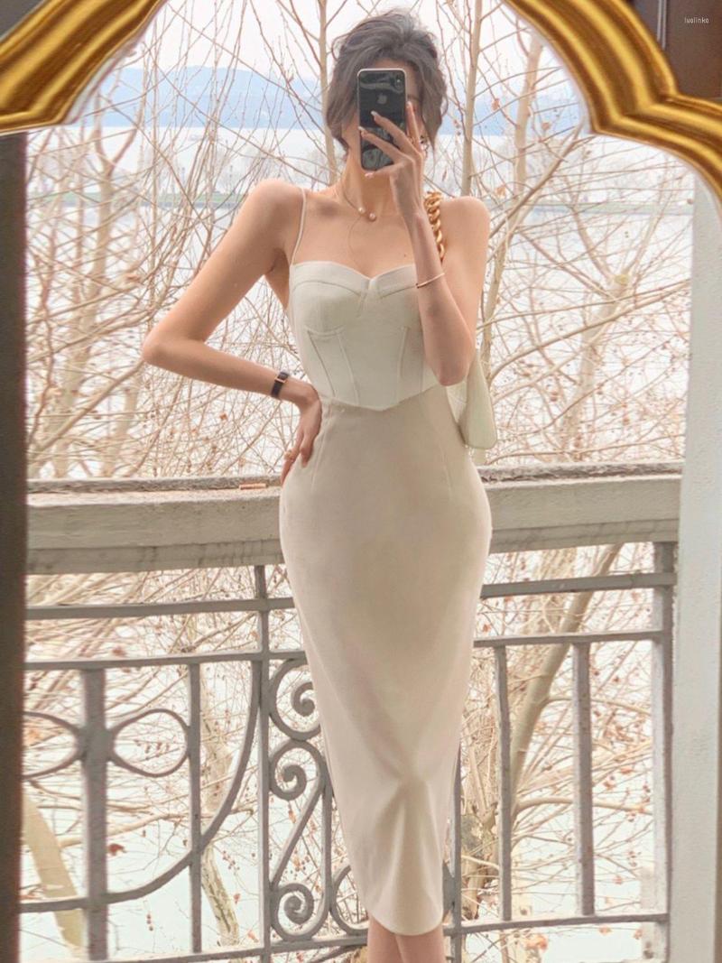 Casual Dresses Summer Spaghetti Strap Women Corset Ruched Midi Dress Sexy Bodycon Elegant Party Slim One Piece Birthday Clothes Vestidos, Beige
Casual Dresses Summer Spaghetti Strap Women Corset Ruched Midi Dress Sexy Bodycon Elegant Party Slim One Piece Birthday Clothes Vestidos, Beige