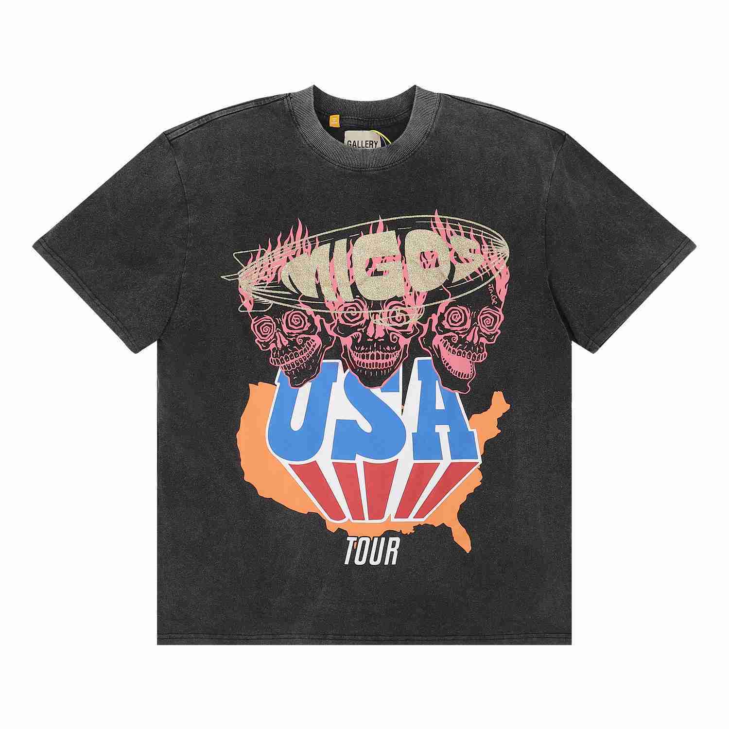 Designer Fashion Clothing Tees Tshirt Galleryes Deptsusa Skull Head Printing Fashion Men's Summer New Round Neck Short Sleeve T-shirt Washed Black Luxury Casual Tops
Designer Fashion Clothing Tees Tshirt Galleryes Deptsusa Skull Head Printing Fashion Men's Summer New Round Neck Short Sleeve T-shirt Washed Black Luxury Casual Tops