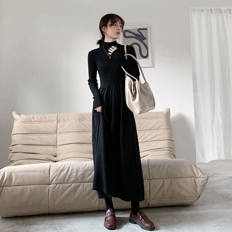 Casual Dresses Women Solid Knitted Sweater Pullover Black Dress Autumn Winter Warm Turtleneck Slim Elegant Tunic Female, Short apricot
Casual Dresses Women Solid Knitted Sweater Pullover Black Dress Autumn Winter Warm Turtleneck Slim Elegant Tunic Female, Short apricot