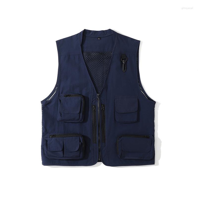 Men's Vests Vest Tactical Japanese Tide Brand Functional Tooling Zipper Pocket Net Red Thin Section TKP, Army green
Men's Vests Vest Tactical Japanese Tide Brand Functional Tooling Zipper Pocket Net Red Thin Section TKP, Army green