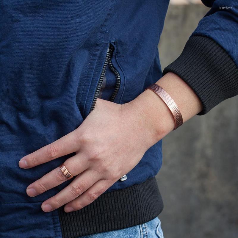 Bangle Ikuinen Vintage Copper Bracelets For Women Men Adjustable Cuff Bangles Arthritis Therapeutic Magnetic Bracelet Wedding Jewelry
Bangle Ikuinen Vintage Copper Bracelets For Women Men Adjustable Cuff Bangles Arthritis Therapeutic Magnetic Bracelet Wedding Jewelry