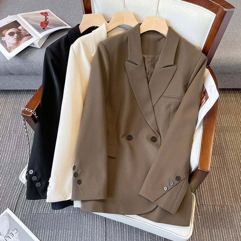 Women's Suits Insozkdg 2023 Women Double Breasted Blazer Office Lady Loose Classic Coat Suit Jacket Female Outwear Outfits Femme, Black
Women's Suits Insozkdg 2023 Women Double Breasted Blazer Office Lady Loose Classic Coat Suit Jacket Female Outwear Outfits Femme, Black