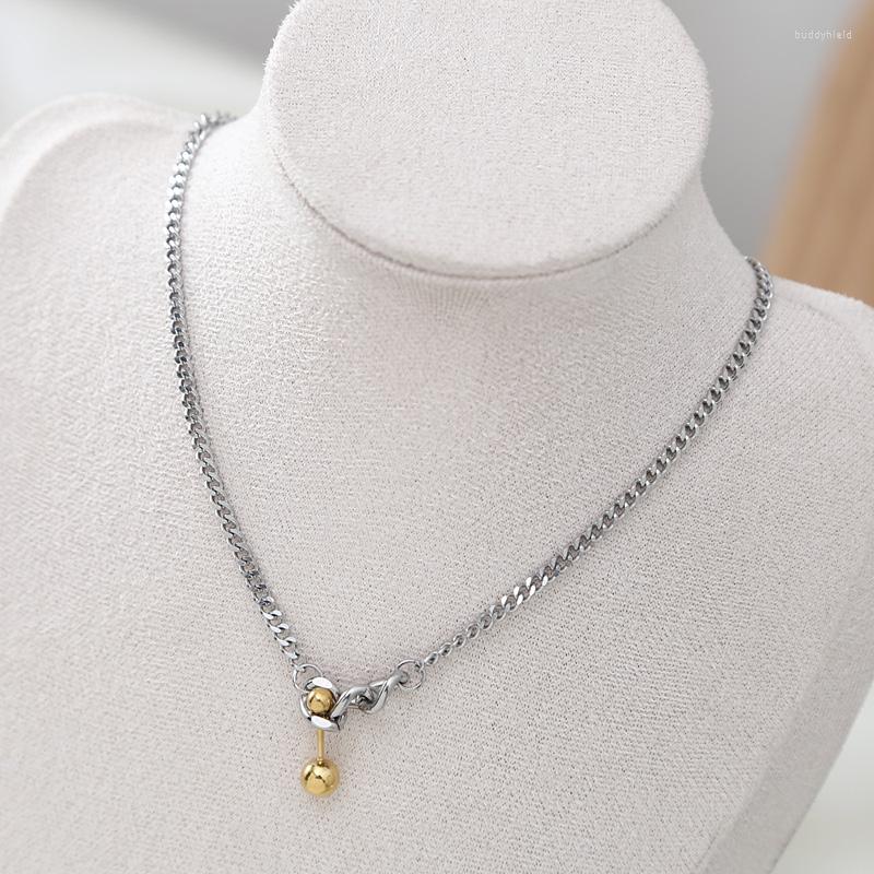 Pendant Necklaces SZN 316L Stainless Steel Silver Color Ball Necklace For Women Girls Trend Clavicle Chain Jewelry Party Gifts 41 5cm
Pendant Necklaces SZN 316L Stainless Steel Silver Color Ball Necklace For Women Girls Trend Clavicle Chain Jewelry Party Gifts 41 5cm
