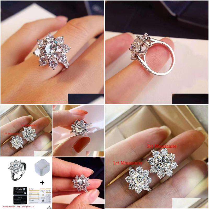 Rings Quke Real Luxury Sun Flower Ring 1Ct 2Ct D Color Vvs1 Lab Diamonds 925 Sterling Sier For Women Fine Jewelry 220728 Dro Dh3Mh
Rings Quke Real Luxury Sun Flower Ring 1Ct 2Ct D Color Vvs1 Lab Diamonds 925 Sterling Sier For Women Fine Jewelry 220728 Dro Dh3Mh