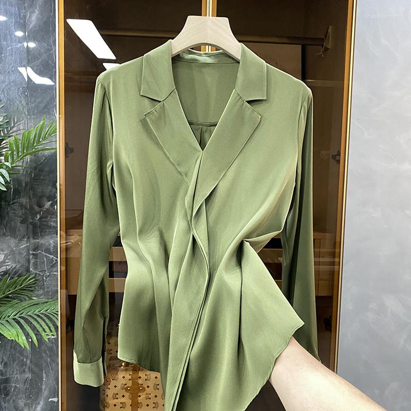 Women's Blouses Shirts Long Sleeve V Neck Stretch Blouse Woman Camisas De Mujer Womens Tops, Green
Women's Blouses Shirts Long Sleeve V Neck Stretch Blouse Woman Camisas De Mujer Womens Tops, Green