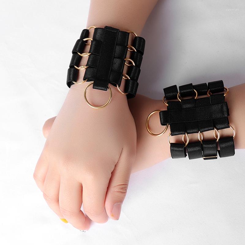 Garters Gothic Bondage Adjust Hand Ornaments Punk Style O-Ring Stitching Wristband Harness Christmas Clothing Round, O0322wine red
Garters Gothic Bondage Adjust Hand Ornaments Punk Style O-Ring Stitching Wristband Harness Christmas Clothing Round, O0322wine red