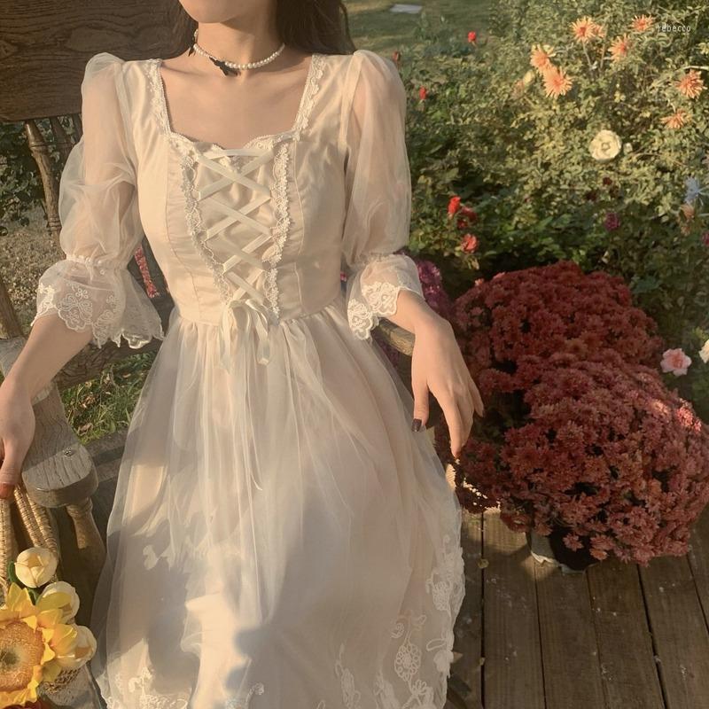 Casual Dresses French Vintage Midi Dress Women Lace Elegant Princess Party Fairy Female 2023 Spring Korean Wedding Victorian, Picture shown
Casual Dresses French Vintage Midi Dress Women Lace Elegant Princess Party Fairy Female 2023 Spring Korean Wedding Victorian, Picture shown