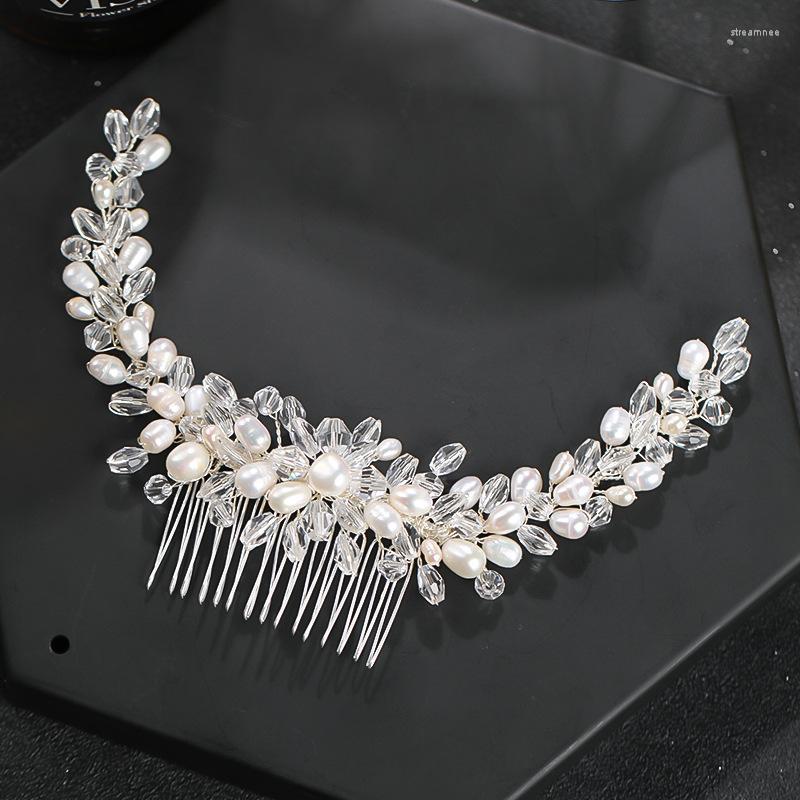 Hair Clips & Barrettes Handmade Crystal Rhinestones Freshwater Pearls Wedding Comb Bridal Jewelry Accessories Bridesmaids WomenHair Stre22
Hair Clips & Barrettes Handmade Crystal Rhinestones Freshwater Pearls Wedding Comb Bridal Jewelry Accessories Bridesmaids WomenHair Stre22