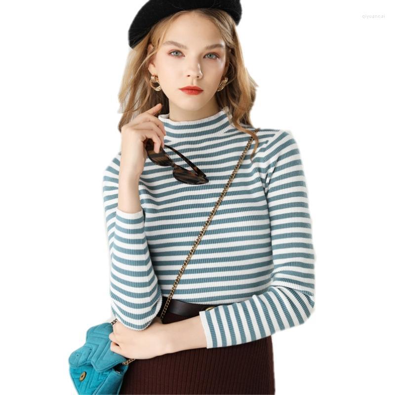 Women's Sweaters Latest Style High Quality Spring Autumn Winter Women Female Flexible Knitted Striped Turtleneck Sweater Pullover Slim Tight, Black white stripe
Women's Sweaters Latest Style High Quality Spring Autumn Winter Women Female Flexible Knitted Striped Turtleneck Sweater Pullover Slim Tight, Black white stripe