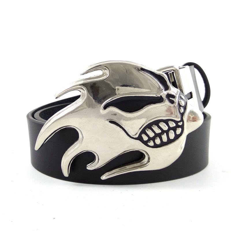 Belts Fashion Cool Punk Rock Mens Black PU Leather Belt Silver Skull Buckles Metal For Men Jeans Pants Casual Male Skulls-BeltsBelts
Belts Fashion Cool Punk Rock Mens Black PU Leather Belt Silver Skull Buckles Metal For Men Jeans Pants Casual Male Skulls-BeltsBelts