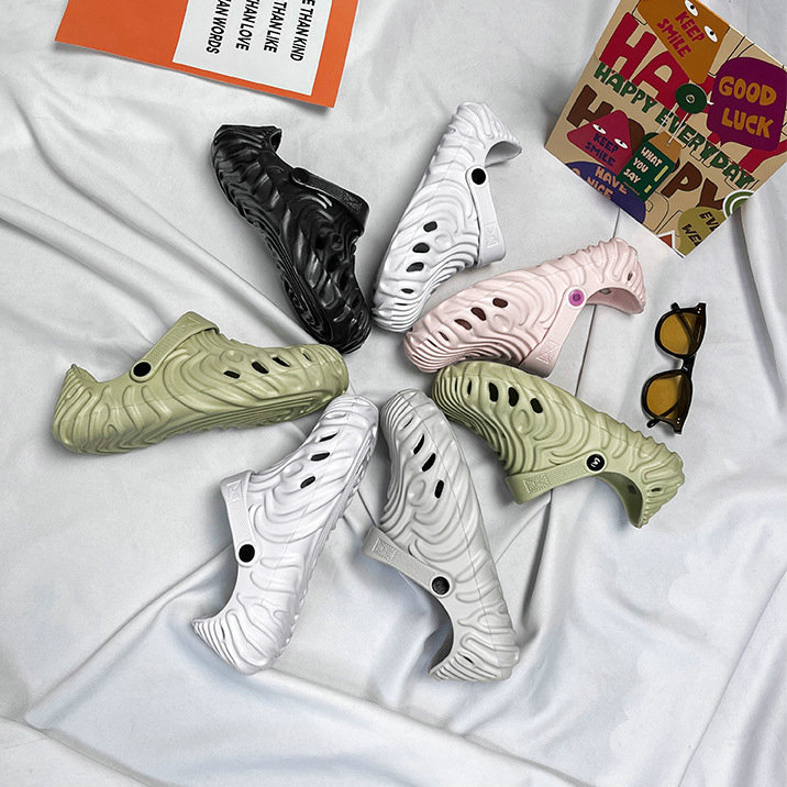 Slippers men's summer platform sandals men's non slip soft soled outdoor beach shoes large size hole shoes HA689, White
Slippers men's summer platform sandals men's non slip soft soled outdoor beach shoes large size hole shoes HA689, White