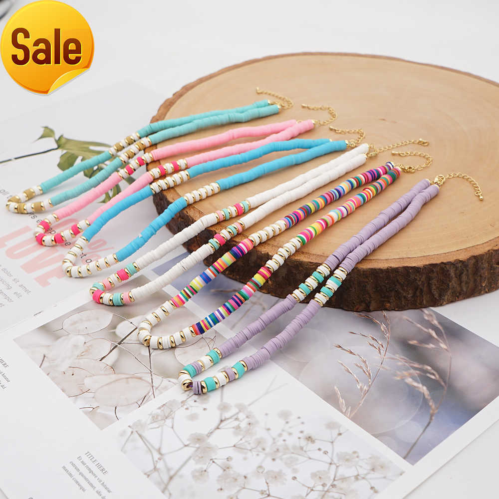Go2Boho Polymer Clay Beaded Necklace For Women Jewelry 2023 Boho Fashion Choker Heishi Jewelry African Beads Necklaces
Go2Boho Polymer Clay Beaded Necklace For Women Jewelry 2023 Boho Fashion Choker Heishi Jewelry African Beads Necklaces