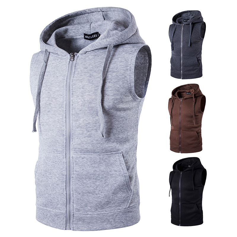 Men's Hoodies & Sweatshirts Summer And Spring Fashion Hooded Zip Pocket Solid Color Sweatshirt Vest Male JacketMen's, Dark grey
Men's Hoodies & Sweatshirts Summer And Spring Fashion Hooded Zip Pocket Solid Color Sweatshirt Vest Male JacketMen's, Dark grey