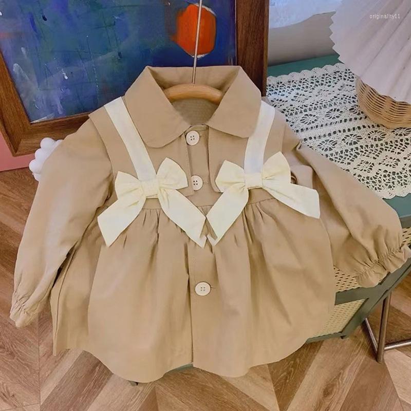 Coat Kids Baby Trench Coats For Girls Spring Summer Toddler Babies Big Bow Lapel Jackets Children Outwear Clothing, Khaki
Coat Kids Baby Trench Coats For Girls Spring Summer Toddler Babies Big Bow Lapel Jackets Children Outwear Clothing, Khaki