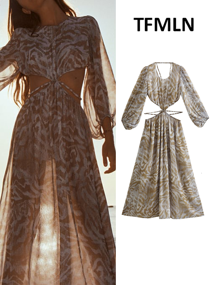 Casual Dresses ZBRA Women Hollow Out Dress Spring Summer Sexy Long Sleeve Beach Party MidCalf Fashion Backless Clothes 230512, Beige
Casual Dresses ZBRA Women Hollow Out Dress Spring Summer Sexy Long Sleeve Beach Party MidCalf Fashion Backless Clothes 230512, Beige
